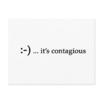 smile...it's contagious postcards by janicetrusky smile...it's contagious postcards