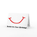 smile, it's your birthday! cards