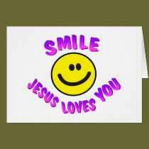 Smile, Jesus Loves You cards