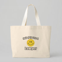 Smile...Love a Lawyer Canvas Bag