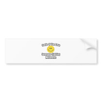 Smile...Love Someone Fighting Melanoma bumper stickers