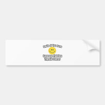 Smile...Love Someone Fighting Thyroid Cancer Bumper Sticker