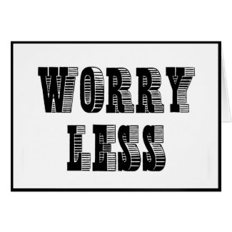 SMILE MORE - WORRY LESS DIPTYCH MOTIVATION QUOTE GREETING CARDS