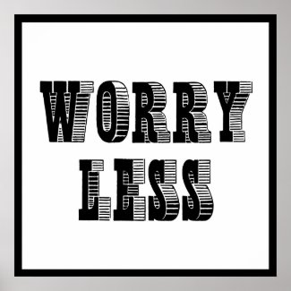 SMILE MORE - WORRY LESS DIPTYCH MOTIVATION QUOTE PRINT