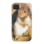 Smile Mr. Squirrel iPhone 4/4S Cases