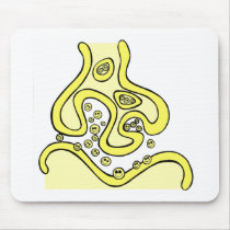 Smile Neurotransmitters mousepads by bumpybrains Smile Neurotransmitters mousepads