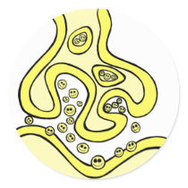 Smile Neurotransmitters stickers