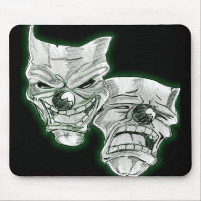 Smile now, cry later mouse mats by sweetestdruq