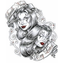 SMILE NOW & CRY LATER t-shirts