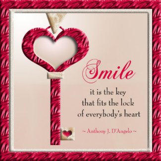 Smile Quote Motivational Magnet magnet