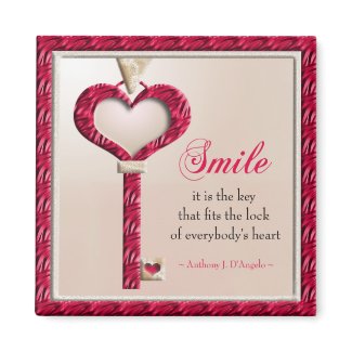 Smile Quote Motivational Magnet