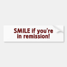 Smile Remission Bumper Sticker