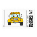 Smile School Bus postage