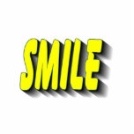 "Smile" Sculpture Photo Cut Out