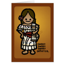 smile senorita. cards
