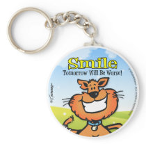 Smile Tomorrow Will Be Worse Keychains