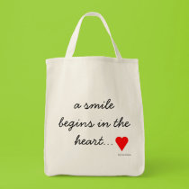 Smile Tote Bag bags