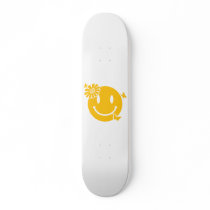 Smile_with_Flower Skate Board Decks