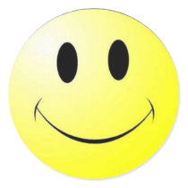 Smiler Round Stickers