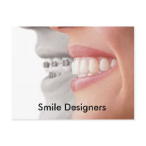Smiles Designers Postcard by Divalish Smiles Designers Postcard