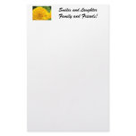 Smiles Laughter Family Friends stationery Floral