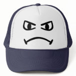Smiley angry mesh hats