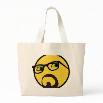 smiley canvas bag