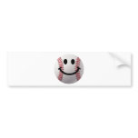 smiley baseball bumper stickers