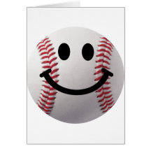 smiley baseball card