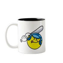 Smiley Baseball mugs