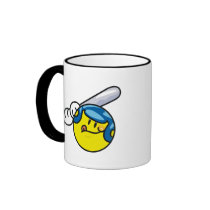 Smiley Baseball mugs