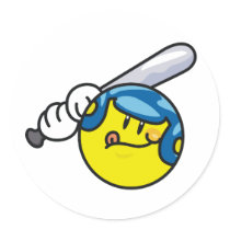 Smiley Baseball stickers by sport_shop Smiley Baseball stickers
