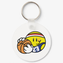 Smiley Basketball keychains by sport_shop Smiley Basketball keychains