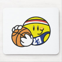 Smiley Basketball Mouse Mats