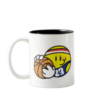 Smiley Basketball mugs