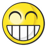 Smiley Big Grin Sticker