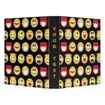 smiley 3 ring binders