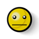 Smiley Blank Stare Button