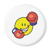 Smiley Boxing magnets by sport_shop Smiley Boxing magnets