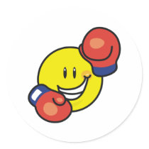 Smiley Boxing stickers by sport_shop Smiley Boxing stickers