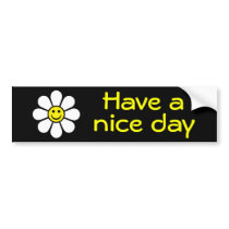 Smiley bumper stickers