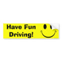 Smiley bumper stickers