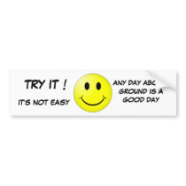 Smiley Bumper Sticker