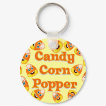 Smiley Candy Corn Popper keychains