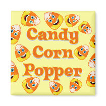 Smiley Candy Corn Popper magnets