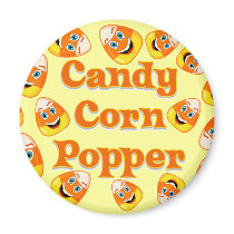 Smiley Candy Corn Popper magnets