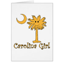 Smiley Carolina Girl cards