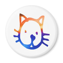Smiley Cat magnets