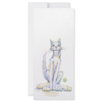 Smiley Cat rack cards