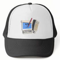 Smiley Computer Virus hats